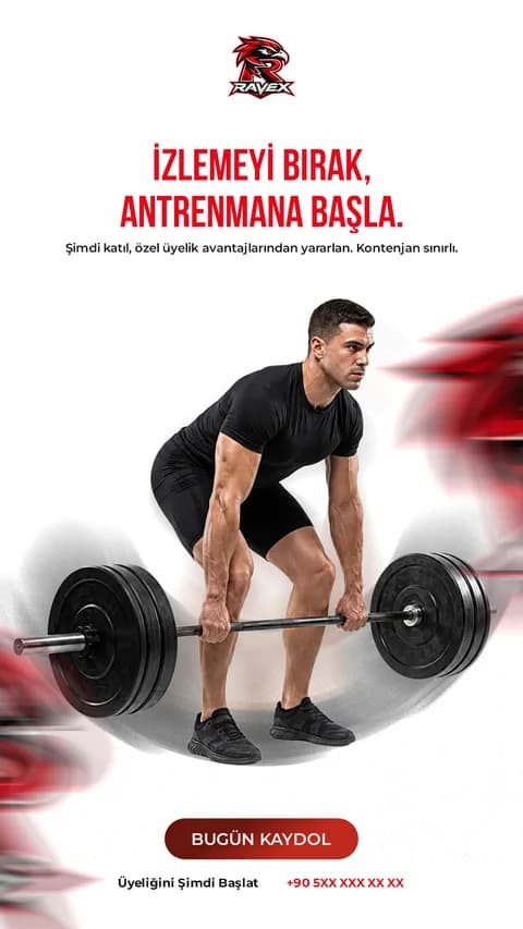 Fitness 1 · Fitness-06 · Story şablon önizlemesi