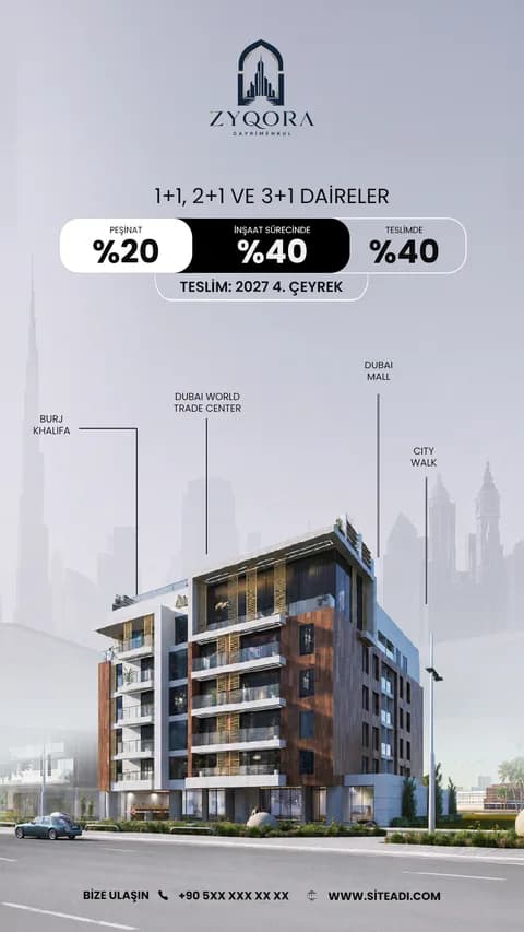 Emlak Ağustos · 08-01 · Story şablon önizlemesi