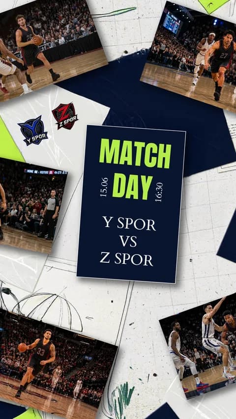 Basketbol Erkek 1 · 15-08 · Story şablon önizlemesi