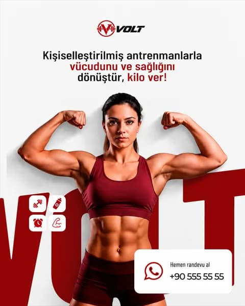 Fitness 3 · Fitness-33 şablon önizlemesi