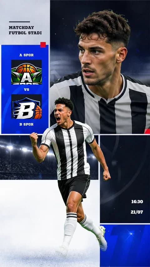 Futbol Erkek · 10-01 · Story şablon önizlemesi