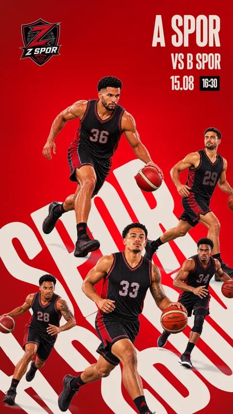 Basketbol Erkek 1 · 22-08 · Story şablon önizlemesi