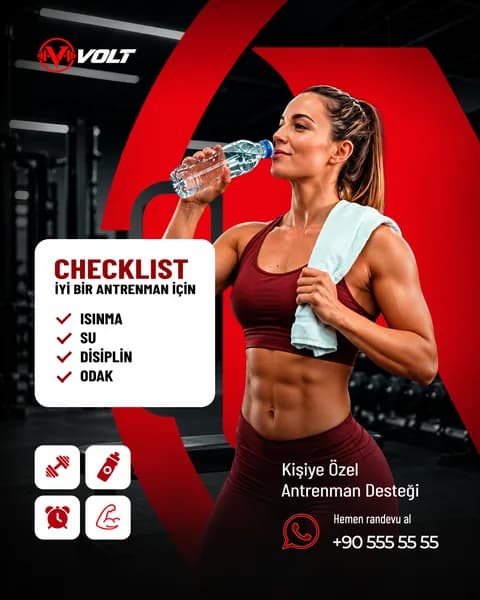Fitness 3 · Fitness-32 şablon önizlemesi