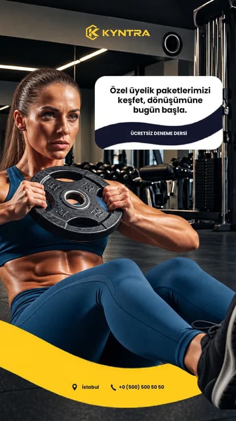 Fitness 3 · Fitness-19 · Story şablon önizlemesi