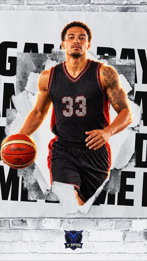 Basketbol Erkek 1 · 36-08 · Story şablon önizlemesi