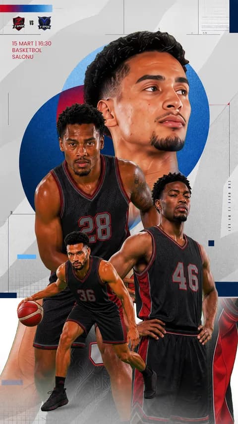 Basketbol Erkek 1 · 34-08 · Story şablon önizlemesi